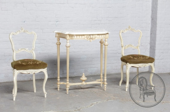 Антикварная консоль и 2 стула код. BE5960