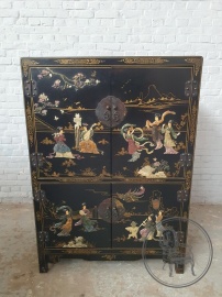 Старинный комод в ориентальном стиле с инкрустацией камнями код.&nbsp;BE4165428