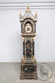 Старинные часы в ориентальном стиле с росписью код. BE107298