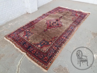 Антикварный иранский шерстяной ковер код. BE4165198