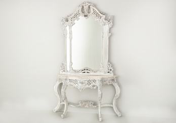 Старинный консольный столик с зеркалом код. RM66198