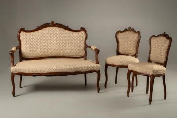 Антикварный набор для гостиной из красного дерева код. RM4101527