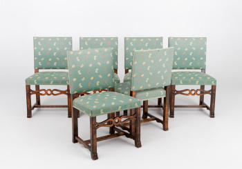 Старинный набор стульев (6 шт.) код. RM40384