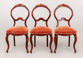 Старинный набор стульев (3 шт.) код. RM41190