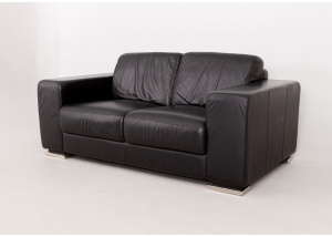 картинка Старинный кожаный диван салоне старинных вещей "Шебби" являющийся официальным дистрибьютором в России и Беларуси