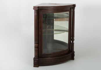 Антикварный угловой посудный шкаф код. RM32625