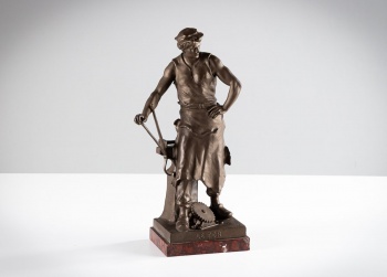 Антикварная статуэтка "Аллегория труда" Эмиля Луи Пико код.&nbsp;RM4145837