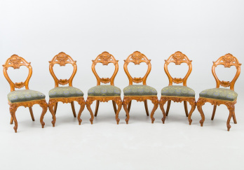 Антикварные стулья (6 шт.) код. RM33741