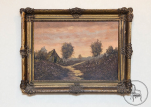 картинка Старинная картина салоне старинных вещей "Шебби" являющийся официальным дистрибьютором в России и Беларуси