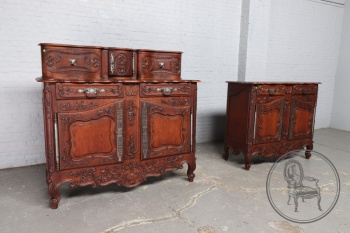 Антикварные комоды (2 шт.) с накладками из металла код. BE9611
