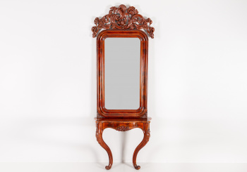 Антикварный консольный столик с зеркалом код. RM40978