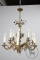 Антикварная люстра из бронзы на 12 свечей с фигурками ангелочков код. BE6008 фото 8