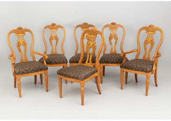 Старинный набор стульев (6 шт.) код. RM38673