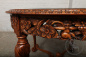 Антикварный ореховый столик в якобинском стиле, декорированный резьбой с цветочным орнаментом код. BE107175 фото 9