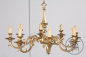 Старинная бронзовая люстра в фламандском стиле код. BE6770 фото 1