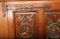 Антикварный шкаф в готическом стиле с коваными элементами код. BE3259502 фото 4