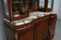 Антикварный буфет из красного дерева с зеркалом и мраморной столешницей код. BE107405 фото 6