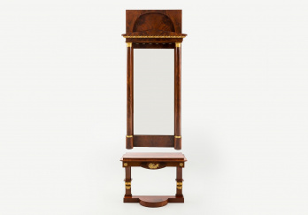 Антикварный консольный столик с зеркалом код. RM17372