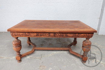 Антикварный дубовый стол в стиле Тюдор код. BE38518