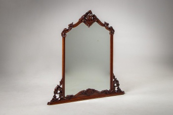 Старинное зеркало в раме из красного дерева код. RM4101643