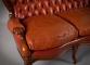 Старинный комплект кожаной мебели: диван и два кресла в кожаной обивке код. RM4165525 фото 7
