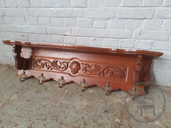 Старинная дубовая вешалка для одежды код. BE4097309