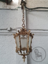 Старинный бронзовый светильник-фонарь код. BE4109146