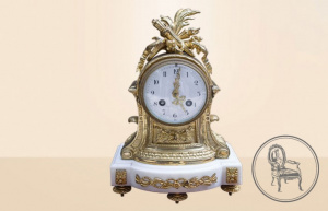 картинка Антикварные часы салоне старинных вещей "Шебби" являющийся официальным дистрибьютором в России и Беларуси