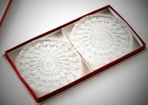 Старинные хрустальные подставки под бутылки Baccarat (2 шт.) код.&nbsp;RM4166414