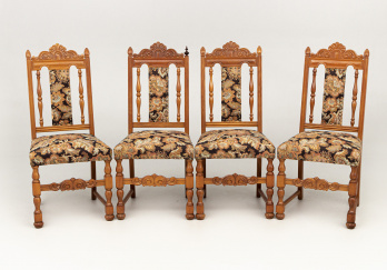 Старинный набор стульев (4 шт.) код. RM57451
