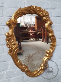 Старинное настенное зеркало в стиле Рококо код. BE4097355