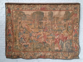 Антикварный гобелен в стиле Ренессанс код. BE3259449