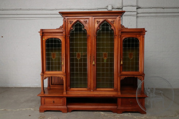 Антикварный книжный шкаф код. BE43151