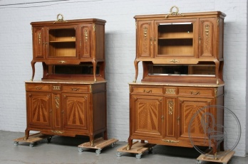 Антикварные буфеты из красного дерева (пара) код. BE4097210