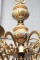 Старинная фарфоровая расписная люстра с бронзовыми рожками код. BE4097748 фото 3