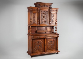 Антикварный французский буфет из красного дерева код. RM4136313