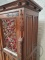 Старинный шкаф с резными дверцами и металлическими накладками код. BE4165234 фото 7