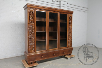 Старинный книжный шкаф код. BE7289