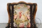 Антикварное ореховое кресло с гобеленовой обивкой код. BE4097653 фото 1