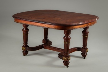 Антикварный стол из красного дерева с бронзовыми элементами код. RM4106422