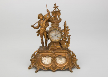 Антикварные каминные часы код. GF2652