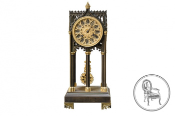 Антикварные каминные часы код. VS3687