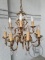 Старинная бронзовая люстра с подвесками код. BE4120555 фото 7