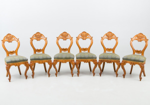 картинка Антикварные стулья (6 шт.) салоне старинных вещей "Шебби" являющийся официальным дистрибьютором в России и Беларуси