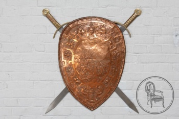 Антикварное латунное панно код. BE4097384