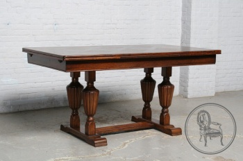 Старинный обеденный стол из дуба в стиле Тенирс код. BE107259