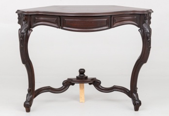 Старинная консоль из красного дерева с выдвижным ящиком код. RM4100695