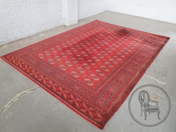 Антикварный иранский красный шерстяной ковер код.&nbsp;BE4165500