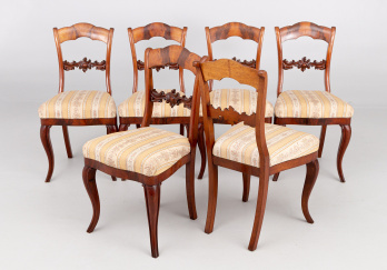 Антикварные стулья (6 шт.) код. XX39162