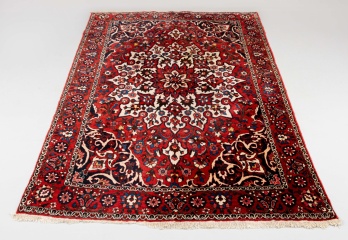 Старинный иранский красный шерстяной ковер код. RM4100984